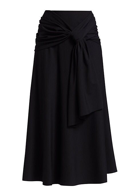 Chic Tied Midi Skirt