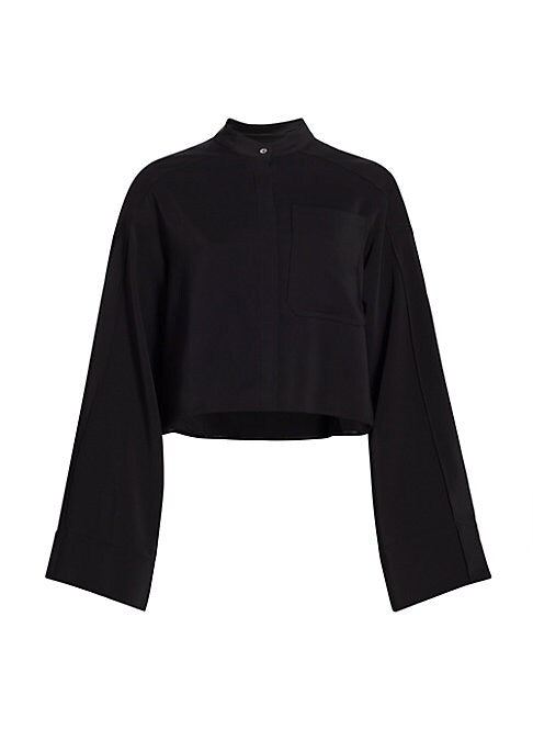 Chic Stand Collar Blouse