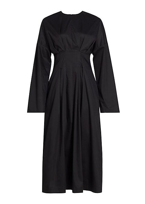 Crisp Waist Midi Dress