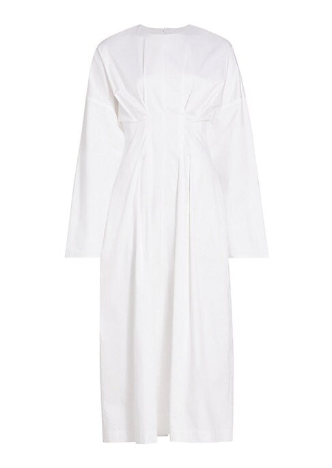 Crisp Midi Dress Delight