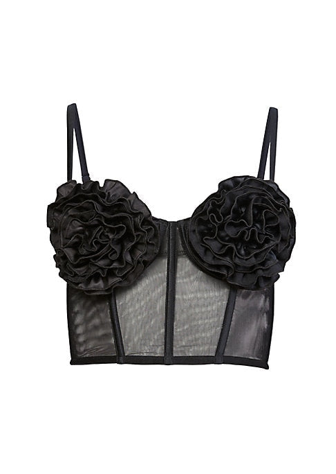 Rose Cup Bustier Top