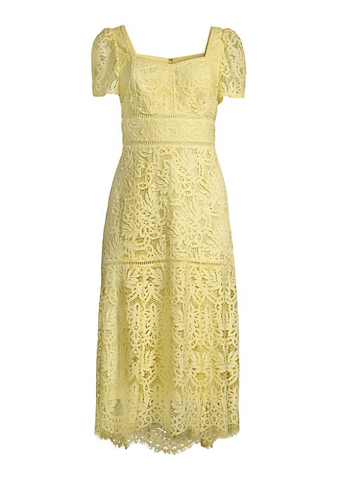 Lace Elegance Midi Dress