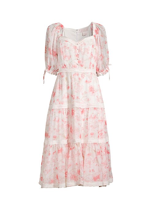 Charming Floral Midi Dress