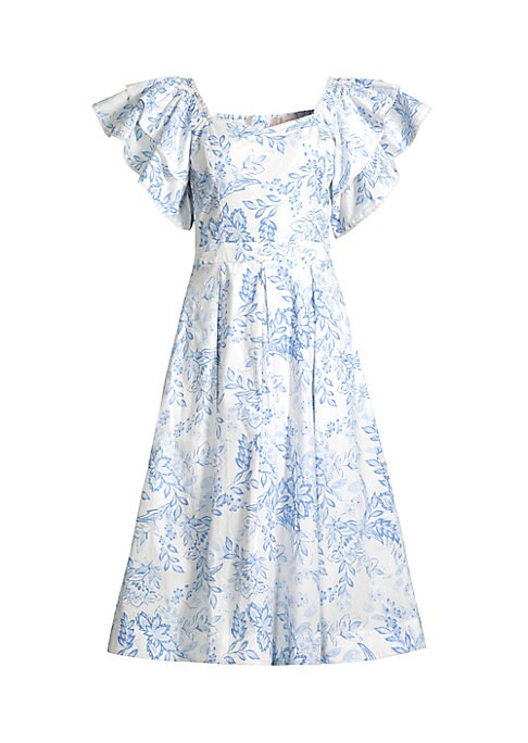 Floral Elegance Midi Dress
