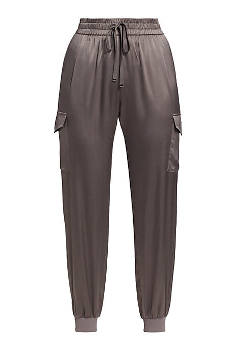 Luxe Glossy Tapered Pants