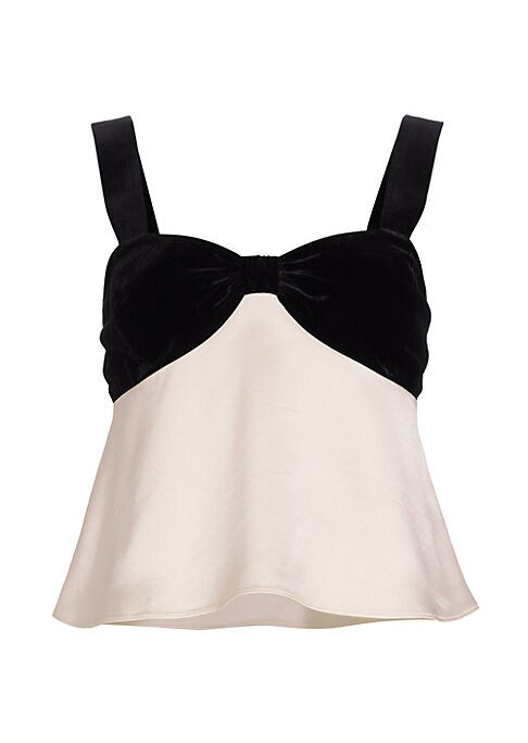 Chic Velvet Bow Cami
