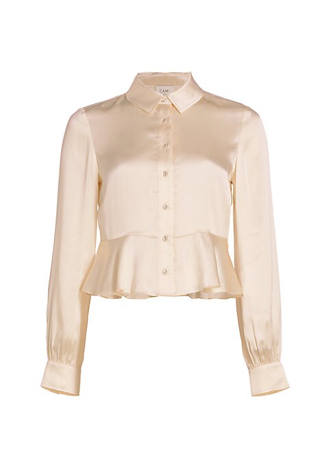Silk Blouson Top