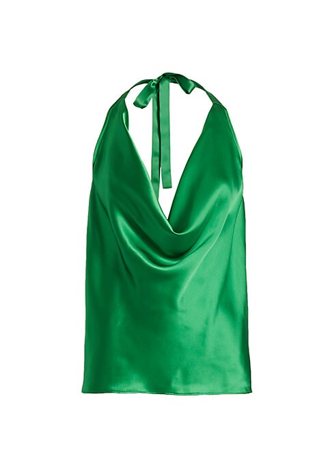 Halter Silk Charm Top