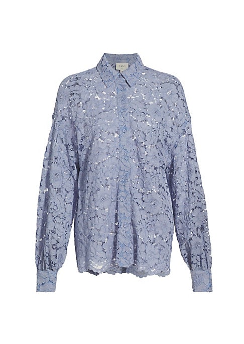 Lace Button-Up Elegance