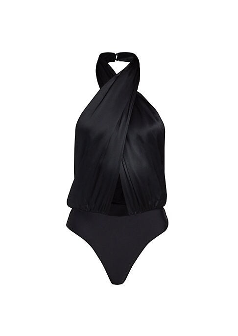 Silk Crossover Bodysuit