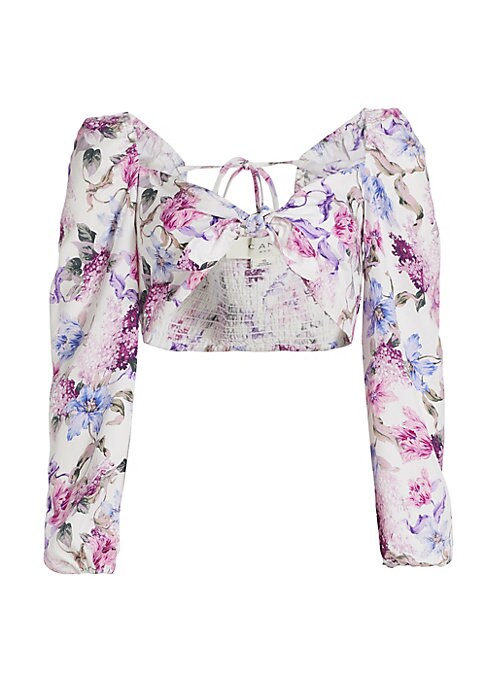 Chic Floral Crop Top
