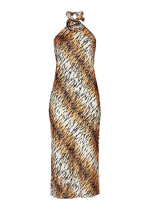 Bold Tiger Stripes Dress