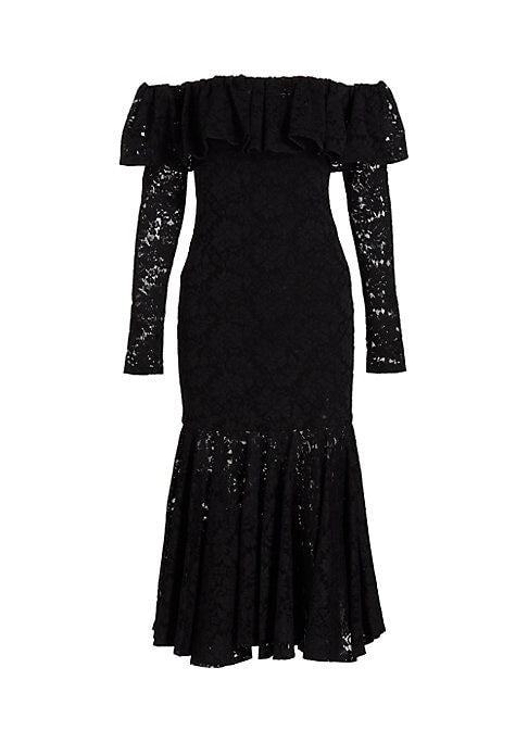 Lace Mermaid Midi Dress