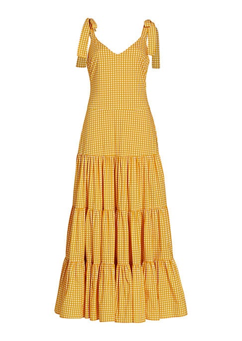 Gingham Tiered Dress