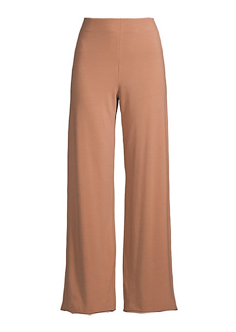Chic Wide-Leg Cotton Trousers