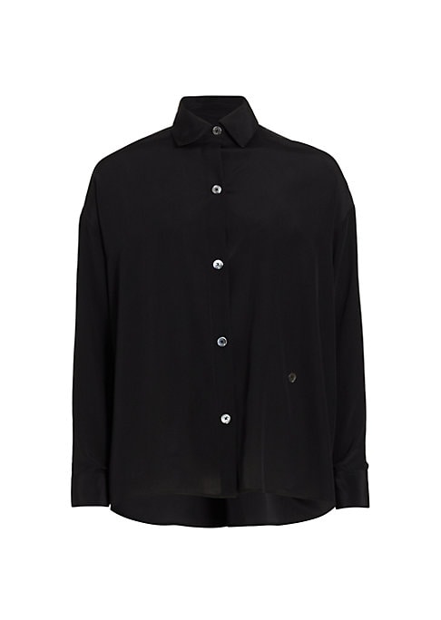 Chic Silk Button-Up