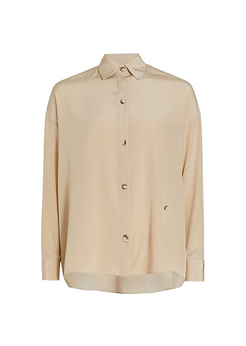 Satin Luxe Button-Up