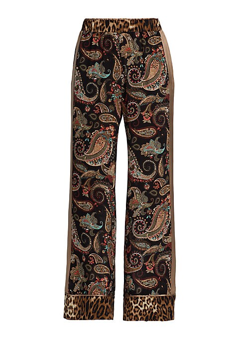 Silk Print Lounge Pants