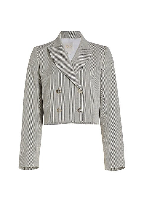 Chic Wool Cropped Blazer