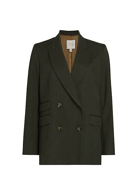 Chic Oversized Wool Blazer