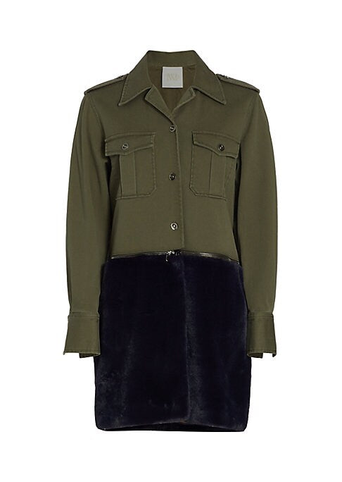 Faux Fur Utility Jacket