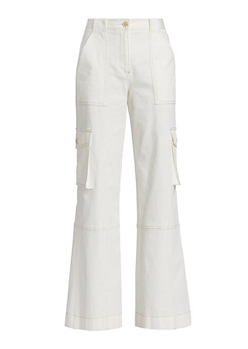 Flared Cargo Trousers