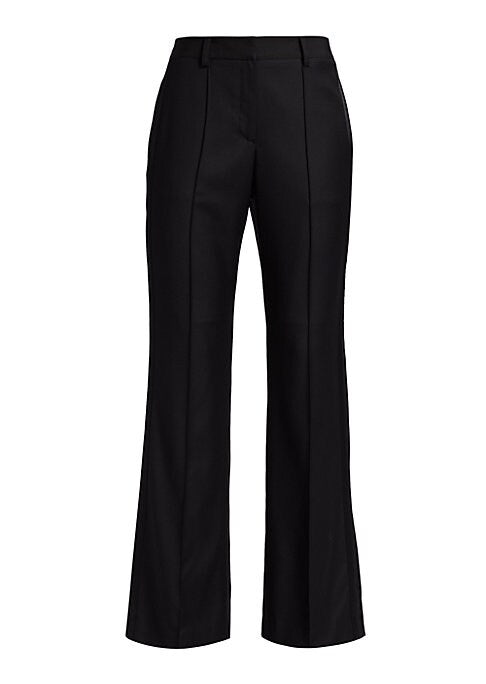 Flared Wool Tux Pants