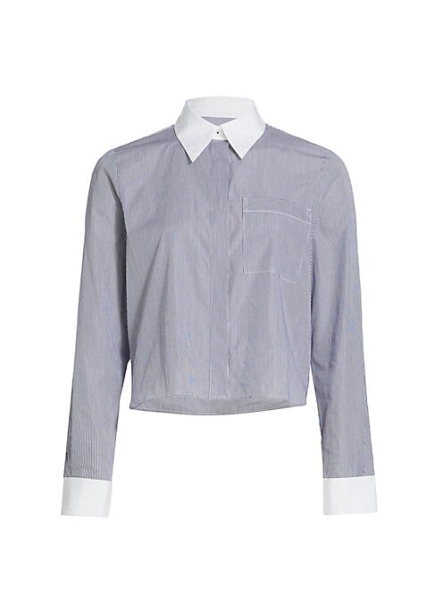Classic Pinstripe Button-Up