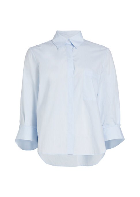 Breezy Hem Button-Up