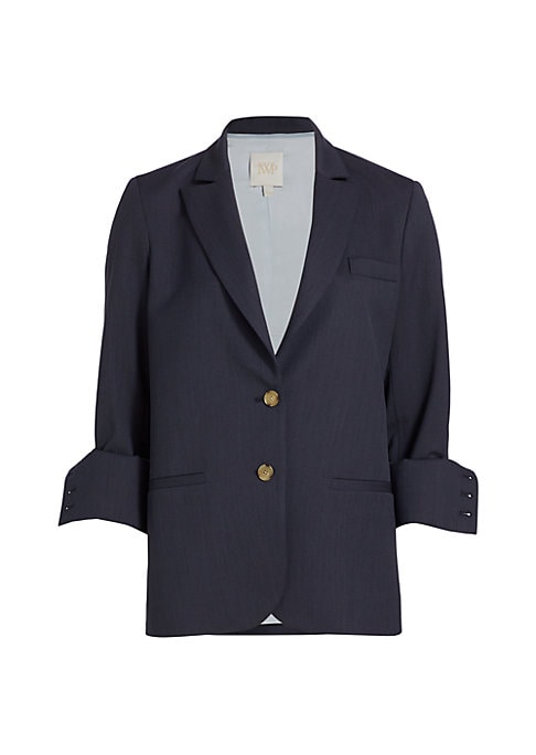 Chic Oversized Wool Blazer