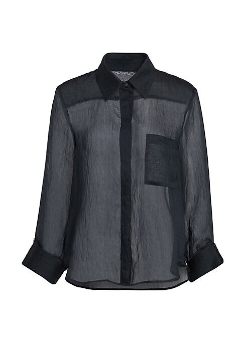 Silk Sheer Blouse