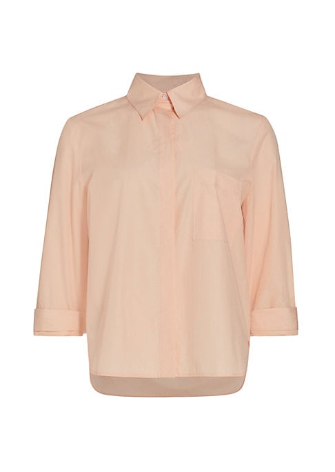 Chic High-Low Button-Up