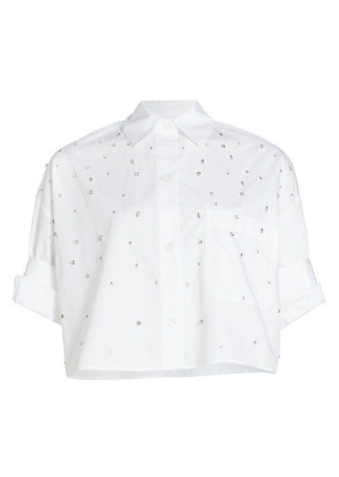Crystal Cuff Crop Top