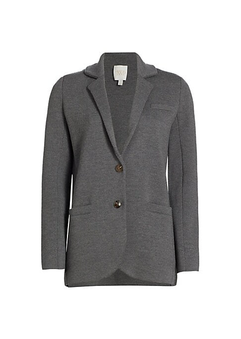 Chic Oversized Wool Blazer