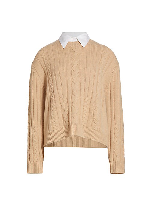 Chic Cable Knit Sweater