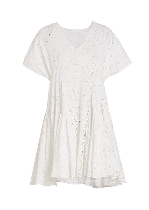 Floral Eyelet Minidress