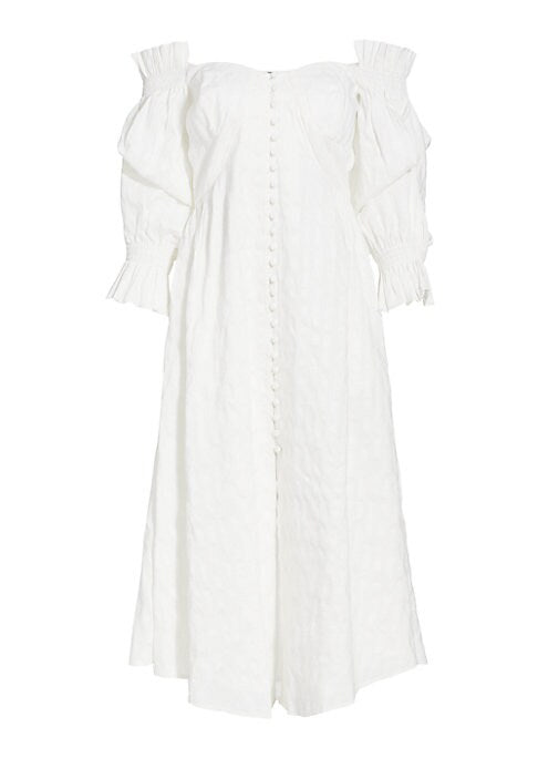 Chic Off-Shoulder Midi Dress
