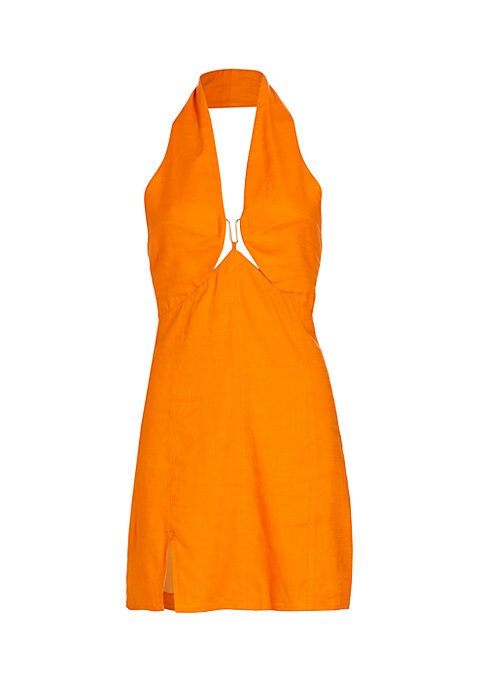 Plunge & Shine Mini Dress