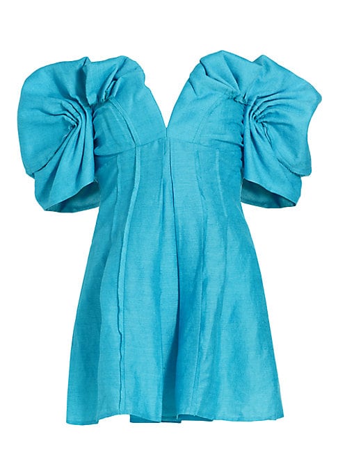 Sweetheart Sleeve Minidress
