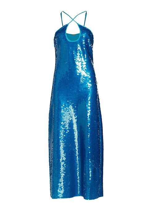 Shimmer Goddess Maxi Dress