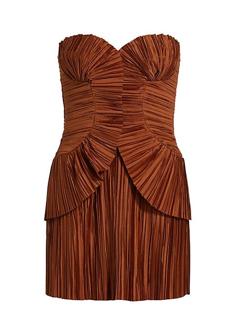 Ruffled Sweetheart Mini Dress