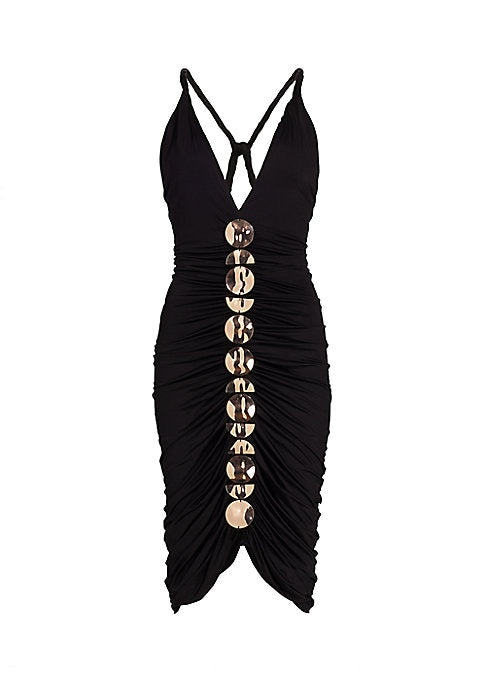 Twisted Back Midi Dress