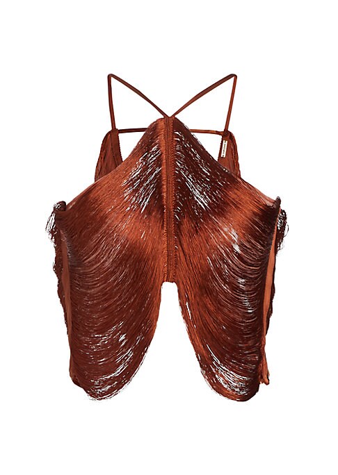 Fringe V-Back Top
