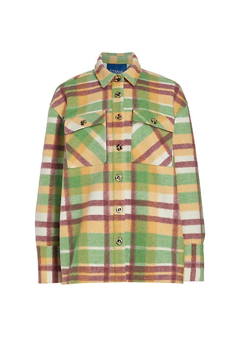 Boxy Plaid Charm Shirt