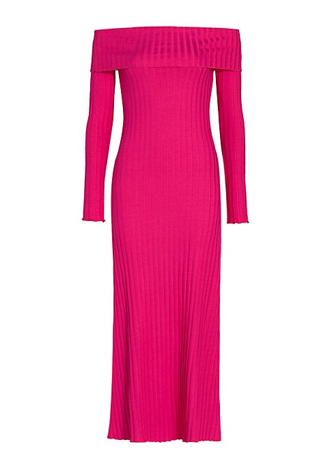 Chic Off-Shoulder Sweaterdress