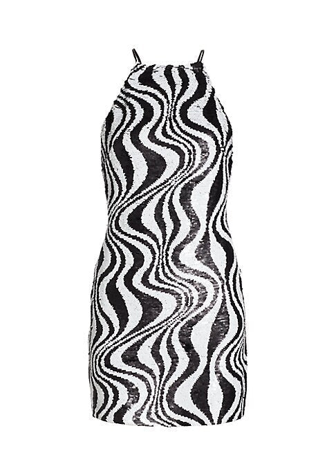 Chic Zebra A-Line Dress