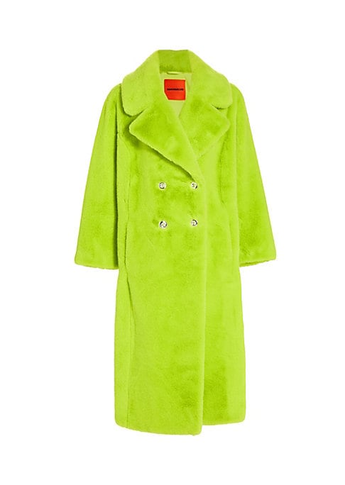 Chic Faux Fur Overcoat