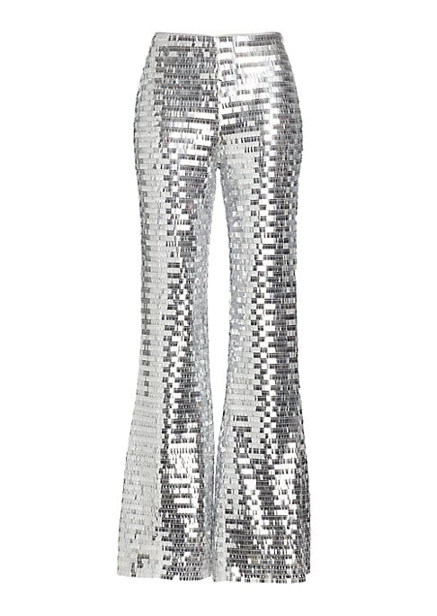 Glamorous Flare Sequin Trousers