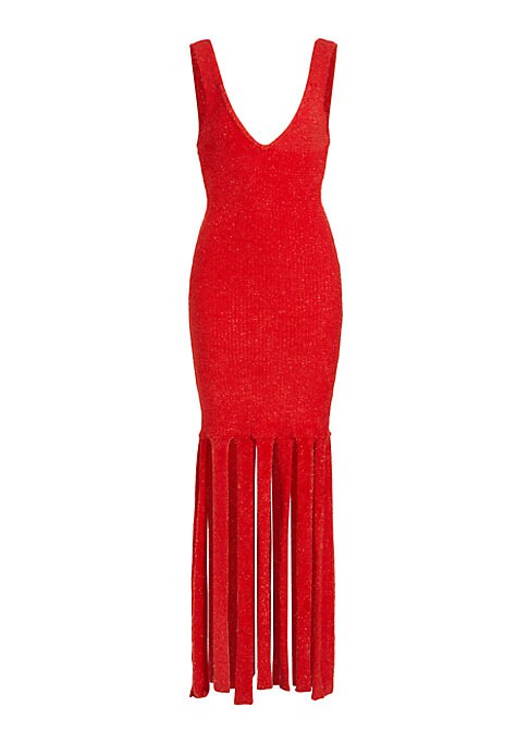 Fringe Elegance Maxi Dress