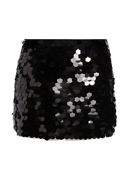 Sparkly A-line Mini Skirt